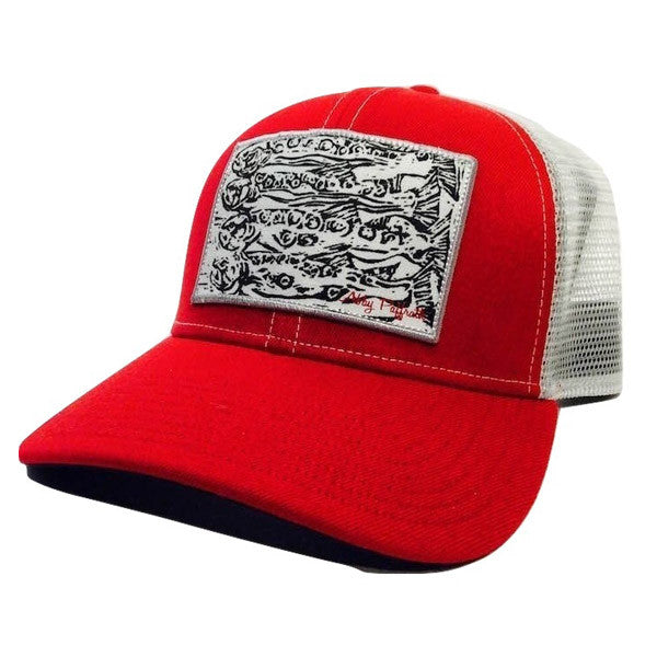 Fish Print Trucker Hat | Reel Women Who Fish