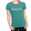 Reel Women Who Fish Signature Women's T-shirt - Evergreen