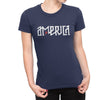 America Fly Women's T-Shirt - Navy | Reel Women Who Fish